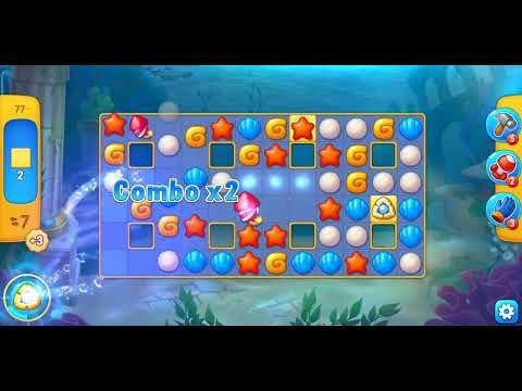 Video guide by Fishdom Levels ANDROID: Fishdom Level 77 #fishdom