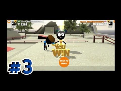 Video guide by RUMAH GAME: Stickman Skate Battle Part 3 #stickmanskatebattle
