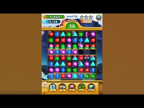 Video guide by meecandy games: Jewel Mania Level 59 #jewelmania