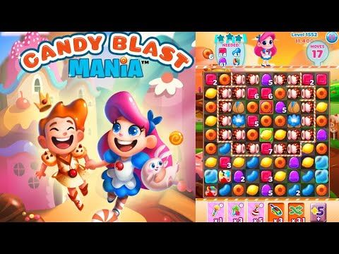 Video guide by meecandy games: Candy Blast Mania Level 1552 #candyblastmania