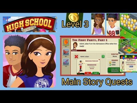 Video guide by J3nnie GaMing ??: High School Story Part 15 - Level 3 #highschoolstory