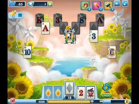 Video guide by skillgaming: Solitaire Level 65 #solitaire