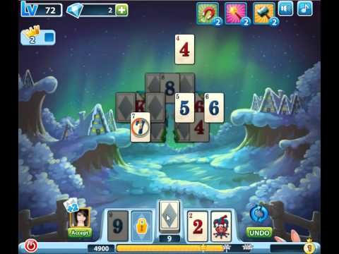 Video guide by skillgaming: Solitaire Level 72 #solitaire
