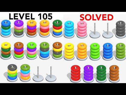 Video guide by Sorting Games: Stack Level 105 #stack