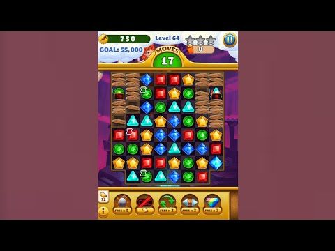 Video guide by meecandy games: Jewel Mania Level 64 #jewelmania