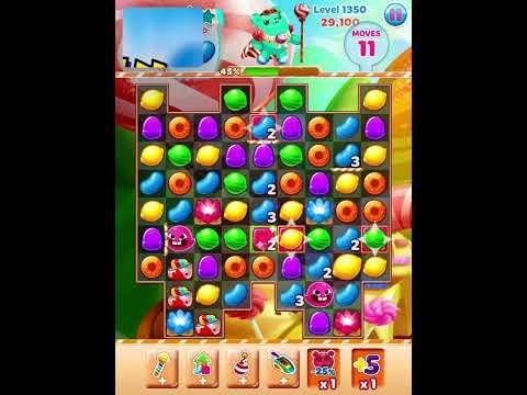 Video guide by Magical Witch Mania: Candy Blast Mania Level 1350 #candyblastmania