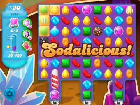 Video guide by skillgaming: Candy Crush Soda Saga Level 1419 #candycrushsoda