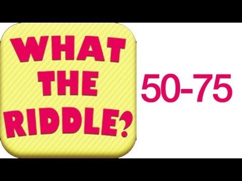 Video guide by AppAnswers: What The Riddle? Levels 50-75 #whattheriddle