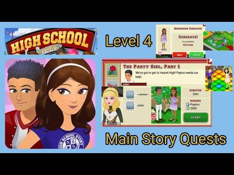 Video guide by J3nnie GaMing ??: High School Story Part 16 - Level 4 #highschoolstory