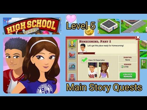 Video guide by J3nnie GaMing ??: High School Story Part 110 - Level 5 #highschoolstory