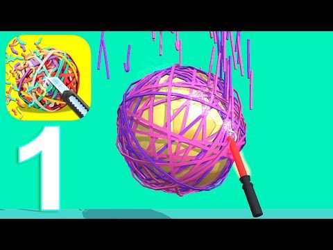 Video guide by FAzix Android_Ios Mobile Gameplays: RubberBand Cutting Level 1-46 #rubberbandcutting