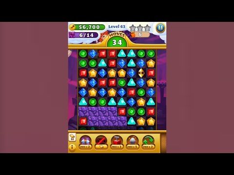 Video guide by meecandy games: Jewel Mania Level 63 #jewelmania