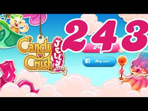 Video guide by Pete Peppers: Candy Crush Jelly Saga Level 243 #candycrushjelly