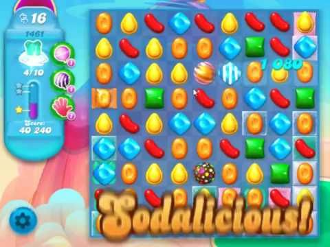 Video guide by skillgaming: Candy Crush Soda Saga Level 1461 #candycrushsoda