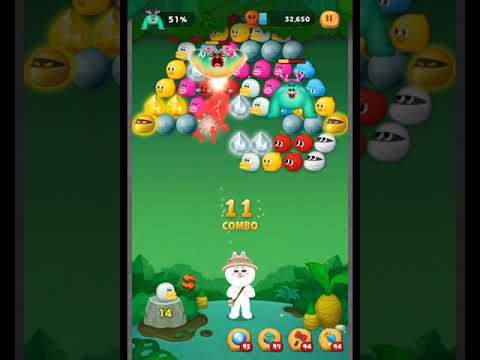 Video guide by 陳聖麟: LINE Bubble Level 1599 #linebubble