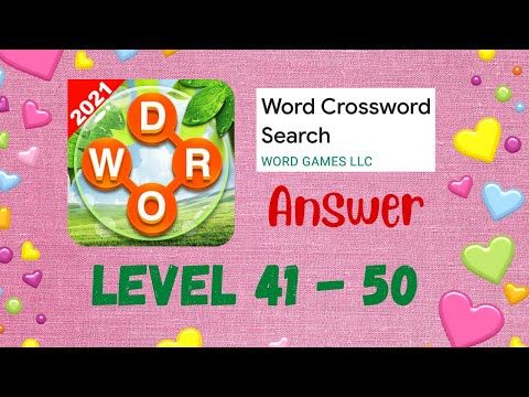 Video guide by WordcrossGame: Crossword Level 41 #crossword