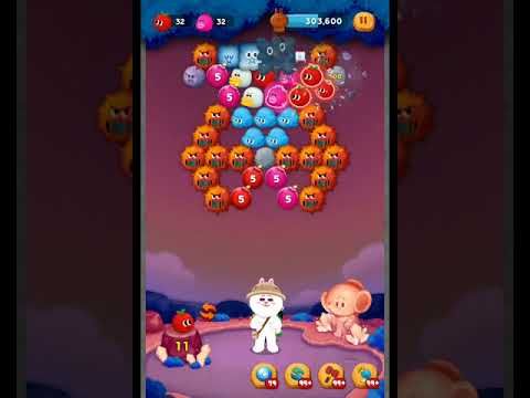 Video guide by 陳聖麟: LINE Bubble 2 Level 1204 #linebubble2
