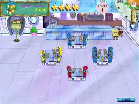 Video guide by sipason: SpongeBob Diner Dash levels 2-1 to 2-2 #spongebobdinerdash