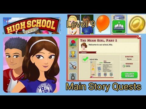 Video guide by J3nnie GaMing ??: High School Story Part 17 - Level 9 #highschoolstory