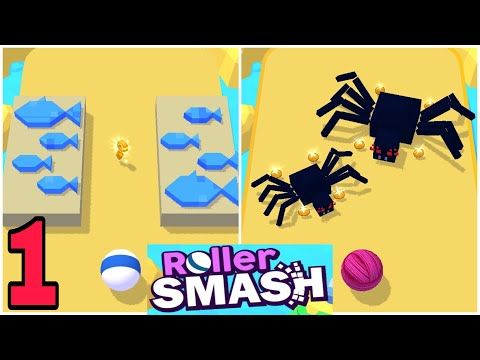 Video guide by SN IOS GAMES: Roller Smash Part 1 #rollersmash