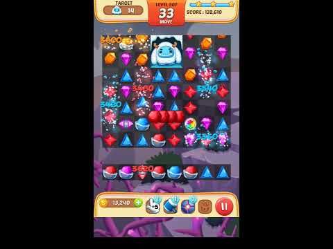 Video guide by Apps Walkthrough Tutorial: Jewel Match King Level 307 #jewelmatchking