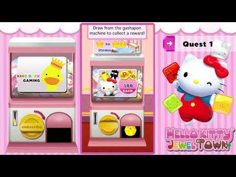 Video guide by King Duck Gaming: Hello Kitty Jewel Town! Level 1 #hellokittyjewel