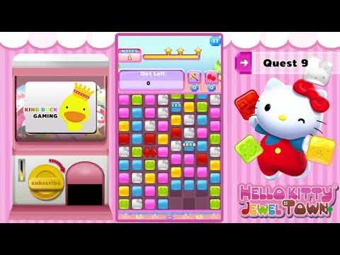 Video guide by King Duck Gaming: Hello Kitty Jewel Town! Level 9 #hellokittyjewel