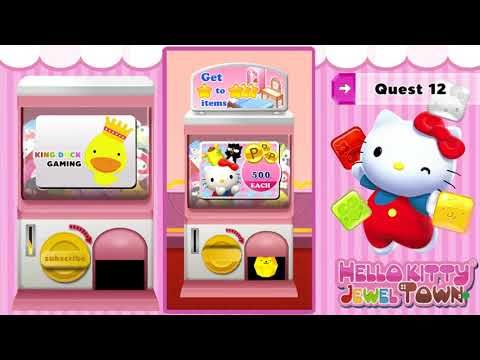 Video guide by King Duck Gaming: Hello Kitty Jewel Town! Level 12 #hellokittyjewel