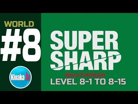 Video guide by KloakaTV: Super Sharp World 8 - Level 81 #supersharp
