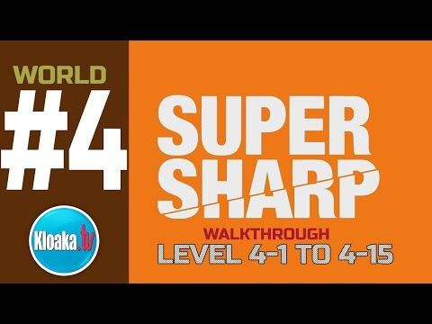 Video guide by KloakaTV: Super Sharp World 4 - Level 41 #supersharp