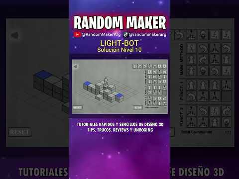 Video guide by Random Maker: Light-bot Level 10 #lightbot
