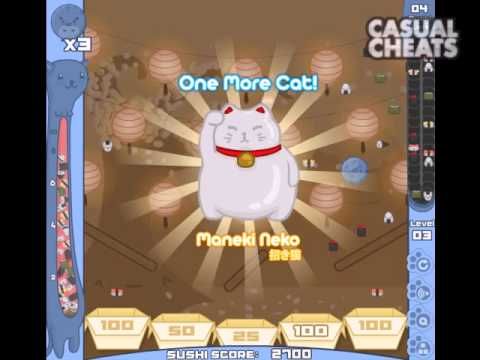 Video guide by CasualCheats: Sushi Cat Level 3 #sushicat