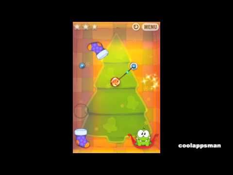 Video guide by Cool Apps Man: Cut the Rope: Holiday Gift Level 124 #cuttherope