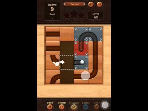 Video guide by iplaygames: Roll the Ball: slide puzzle Level 40 #rolltheball