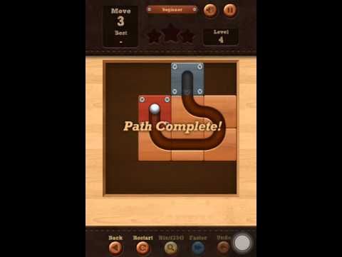 Video guide by iplaygames: Roll the Ball: slide puzzle Level 4 #rolltheball