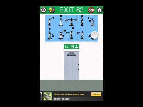 Video guide by Puzzlegamesolver: 100 Exits Level 63 #100exits