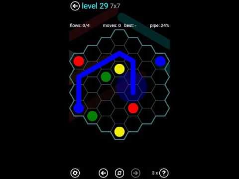Video guide by Play4Fun: Flow Free: Hexes Level 29 #flowfreehexes