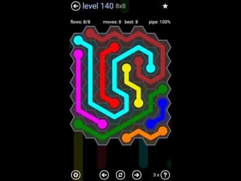 Video guide by Play4Fun: Flow Free: Hexes  - Level 140 #flowfreehexes