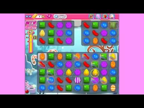 Video guide by the Blogging Witches: Candy Crush 3 stars level 307 #candycrush