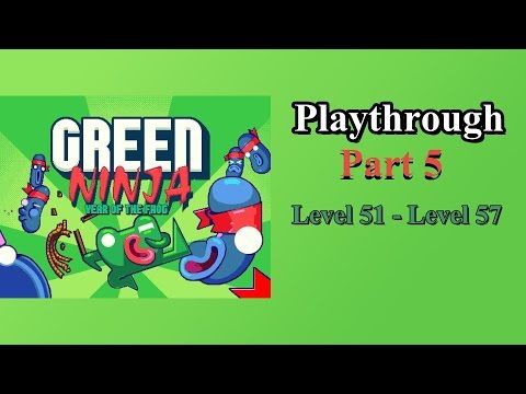 Video guide by rabbweb RAW: Green Ninja Part 5 - Level 51 #greenninja