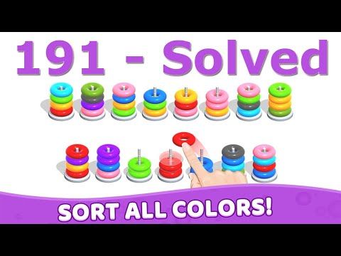 Video guide by Mobile Puzzle Games: Stack Level 191 #stack