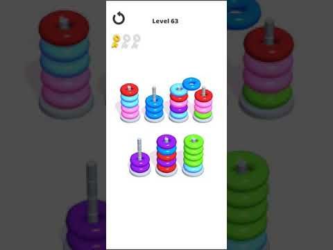 Video guide by Mobile games: Stack Level 63 #stack