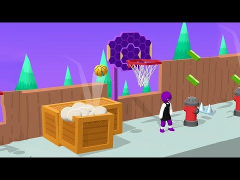 Video guide by Frustrated Gamer: Bounce Dunk Part 138 #bouncedunk