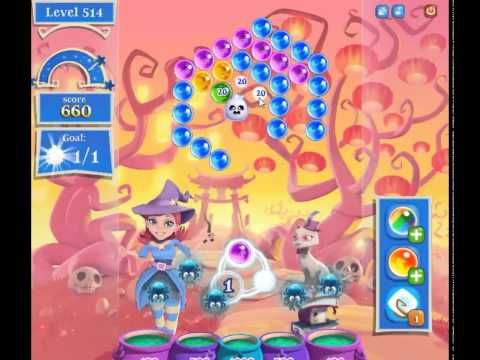 Video guide by skillgaming: Bubble Witch Saga 2 Level 514 #bubblewitchsaga