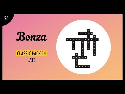 Video guide by JazzVinz: Bonza Word Puzzle Pack 14 #bonzawordpuzzle