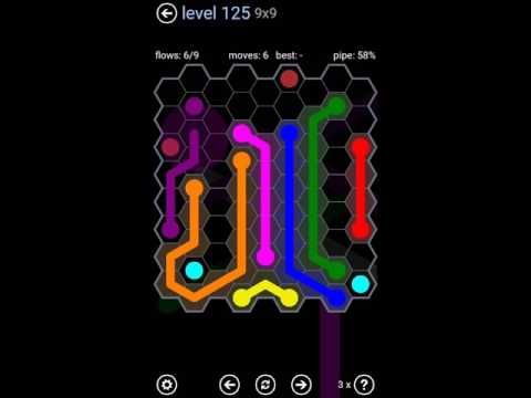 Video guide by Play4Fun: Flow Free: Hexes  - Level 125 #flowfreehexes