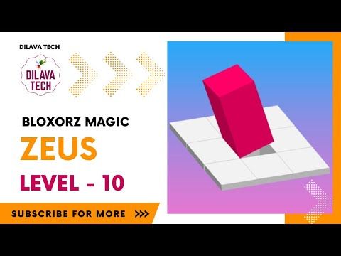 Video guide by Dilava Tech: Bloxorz Level 10 #bloxorz