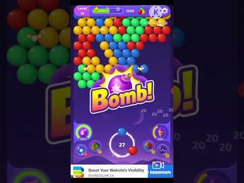 Video guide by Usha Gaming: Bubble POP GO! Level 16 #bubblepopgo