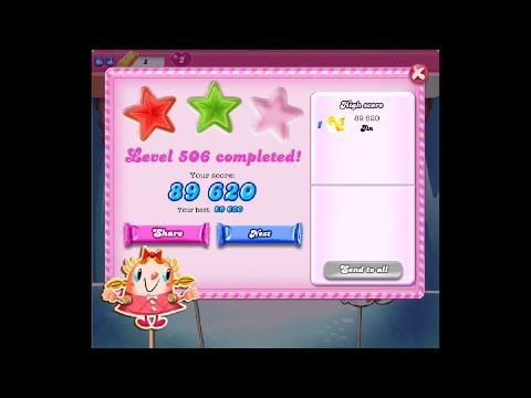 Video guide by Jin Luo: Candy Crush Saga Level 506 #candycrushsaga