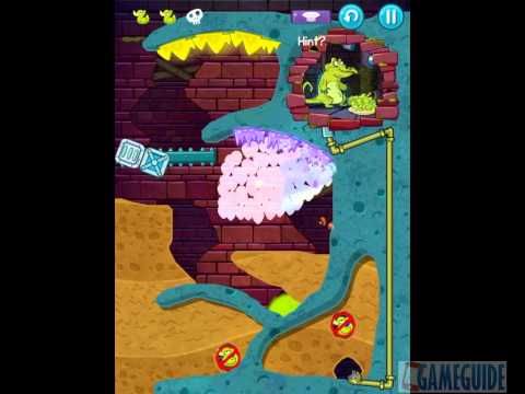 Video guide by iPhoneGameGuide: Where's My Water? Level 91 #wheresmywater